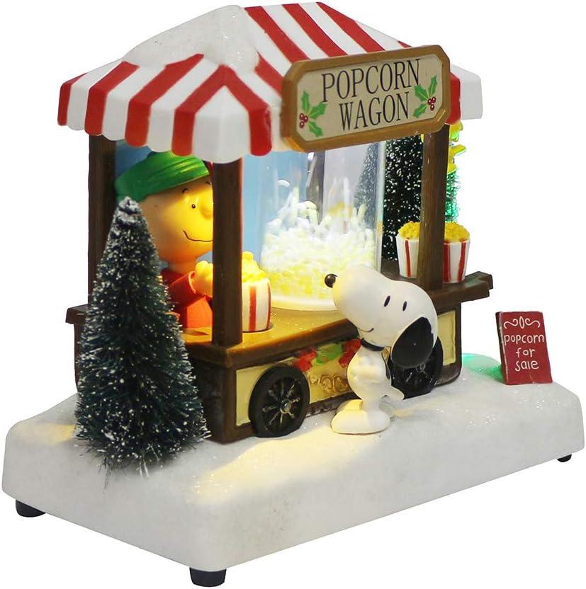Kurt Adler 7-Inch Battery-Operated Peanuts LED Musical Table Piece