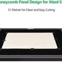 SKouphy Honeycomb Panel for XTool S1 Cutter and Laser Engraver Steel Honeycomb Cutting Bed with Fixing Pins