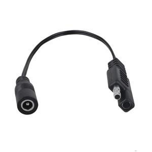 SLLEA DC SAE to DC 5521 Female Coax 20AWG Cable Cord Compatible with Motorcycle Heat Clothing Adapter