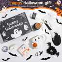 Boo Basket Stuffers for Women, 8PCS Halloween Boo Basket Gift Basket Including Boo Mugs, Cozy Socks, Relaxing Spa Gift Set, Spooky Basket Stuffers for Teen Girls Mom Friend Sister Wife