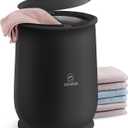 Comfier Hot Towel Warmers for Bathroom, Gifts for Dad,Him,Her, Large Towel Warmer, Heat Towels in 10 Minutes, Blanket Warmers for Home, Auto Shut Off, Bathrobes, Baby Blanket(Black)