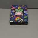 Dan&Darci Kids Rock Painting Kit - Glow in The Dark - Easter Gifts Arts & Crafts for Boys and Girls Ages 6-12 - Craft Activities Kits - Creative Art Toys for 6, 7, 8, 9, 10, 11 & 12 Year Old Kid