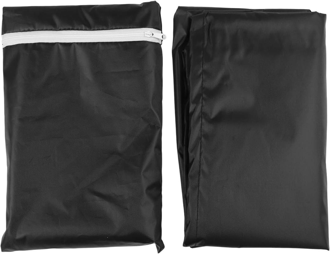 Handcart Cover for Foldable Cart 210D Oxford Fabric Waterproof Weather UV Protection with Adjustable Buckles Storage Bag Black(97 * 56 * 51cm)