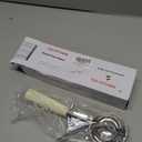 Commercial-Grade Ice Cream Scooper 3.25 oz, 18/ 8 Stainless Steel Cookie Scoop with Plastic Handle, Portion Control Disher Scoop for Bakeries, Restaurants & Dessert Shops, #10, Ivory