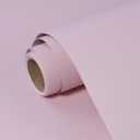 SOON AFTER Pink Peel and Stick Wallpaper Matte Light Pink Contact Paper Self Adhesive Waterproof Vinyl Roll for Wall Coverings,Cabinets,Countertops,Bedroom 15.7"x118"