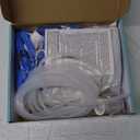 Automatic Plant Waterer Indoor Self Watering System for 15 Potted Plants, Auto Drip Irrigation Kit Programmable Water Timer with Smart Humidity Detection (White)