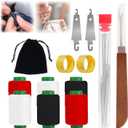 37Pcs Sewing Tool Set, Steel Needles for Hand Sewing Kit, Needles Thread Hand Repair Tools, Portable DIY Hand Made Craft Set Sewing Working Kit for Beginners, Professional DIY Lovers