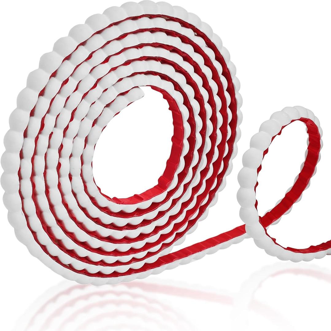 Flexible Peel and Stick Wall Molding  10ft Adhesive-Backed Decorative Bead Trim for DIY Installation, Idear for Mirror Frames TV Surrounds Cabinet Edging Ceiling Accents Wall Panel Borders Backsplash