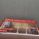 PABIPABI Birch Tree with LED Lights, 2 Pack 6ft Lighted White Christmas Trees Outdoor with Timer & Light Dimmer Prelit Artificial Twig Tree Set for Decorations Indoor Winter Home Garden Bedroom Decor