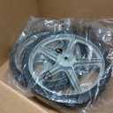 14" x 1.75" Universal Wheels, 2.45" Centered Hub Length, 1/2" Bore