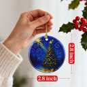 5 x Starry Night Ornament  Christmas Ornament, Christmas Tree Decor, & Perfect Holiday Decor | Art Lover Gift, Gifts for Friends and Family - Xmas Tree
