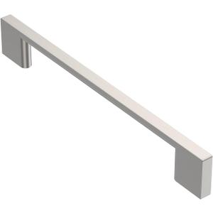 Alzassbg 10 Pack Brushed Satin Nickel Cabinet Pulls, 6.3 Inch(160mm) Hole Centers Rectangle Cabinet Handles Kitchen Pulls for Drawers and Cabinets AL3051SN