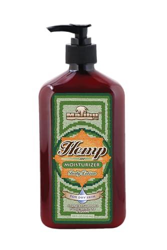 Malibu Tan Body Lotion for Dry Skin HEMP Moisturizer, 18 fl oz - NEW
