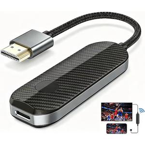 iShare iOS Wireless HDMI Display Adapter for iPhone iPad & Laptop, TikTok Viral Mirroring & Extended Display, 5GHz 1080P HD, Plug & Play No App, Stream YouTube TikTok to TV (Not Support Netflix)