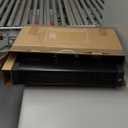 Space Heater-1500W Convection Panel Heater with Fan & ECO Mode, Electric Heaters for Indoor Use w/Adjustable Thermostat, Timer, Remote Control (Black)