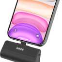 Portable Charger for iPhone,3500mAh Ultra-Compact Small Power Bank Compatible with iPhone 6/7/8/SE/11/XR/12/12 Pro Max/13/13 Pro Max/14/14 Pro Max/14 Plus Series,Black