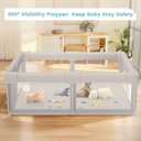 Besuhot Baby Playpen Baby Playard, Play Pen for Babies and Toddlers with Gate, 50x50 Fence, Sturdy Safety Playpen, Indoor & Outdoor Kids Activity Center