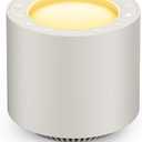 White Noise Sound Machine: Red Light Therapy Sleep Sound Machine with 38 Soothing Sounds & Calming Womb Soother, Memory Function, Dimmable Nursery Night Light with Timer for Baby Adult Gift (PN-01, Putty)