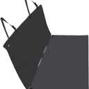 Amazon Basics Waterproof Car Back Bench Seat Cover Protector for Dog - 56 x 47 inch, Black (1 Count (Pack of 1)