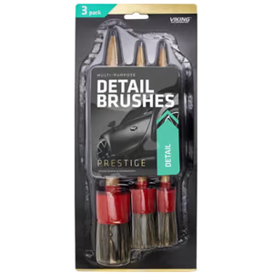 3 Pack Viking Prestige Multi-Purpose Detail Brushes