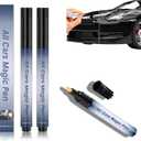 2 x All Cars Magic Pen, Car Scratch Remover, 2 PACKS Magic Car Scratch Removal Pen, Lightweight and Fast,Long-Lasting,Black Car Paint Scratch Repair