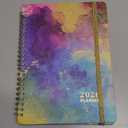 2026 Planner, Weekly and Monthly Calendar Planner Book, January 2026 - December 2026, Hardcover Spiral Planner with Monthly Tabs, Notes Pages, Perfect for Women & Men, A5 (6.4" x 8.5") - Gold