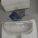 10 Inch Borosilicate Glass Microwave Splatter Cover for Food, All Glass Tall Splatter Guard Microwave Plate Light Serving Dish Covers Lid with Handle for Heating Food