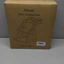 Potty Training Seat, Upgrade 2 in 1 Potty Training Toilet for Toddler, Toddler Toilet Seat for Boys Girls with Support Bar, Anti-Slip Pad and Step Stool (Pink)