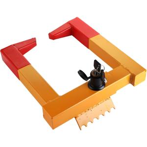 Hedume Tire Clamp Wheel Lock, Heavy Duty Trailer Lock Wheel Clamp with Red 2 Keys, Adjustable Anti-Theft Tire Lock for Car, Truck, Trailers, Camper Car, Van Truck