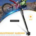 NICECNC Adjustable Kickstand Side Stand,Aluminum Accessories,Black