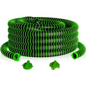 40FT Extra-Long RV Sewer Hose, Heavy-Duty TPE Camper Waste Drain Hose All-Terrain Flexible, Freeze-Resistant, Commercial Grade for Large RVs, Campers & Motorhomes (40-FT)