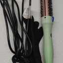 K&K Not Blow Air 1 1/4 Inch Ionic Curling Iron with Tourmaline Ceramic Barrel, Professional 1 1/4 Inch Hair Curler up to 356F Dual Voltage for Traveling, Hair Waving Style Tool (Green)