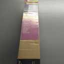 LOTUS & WINDOWARE Cordless Mini Blind, 1" Vinyl Slats, 35" Wide x 36" Long - White, Window Blinds for Home and Office, Interior Door Blinds - Light Filtering