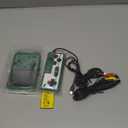 Leingee Mini Handheld FC Game Console, 3.0 Inch LED Display Support Playing on TV, with Rechargeable Battery and Portable Arcade - Ideal Festival & Birthday Gift for Kids(Green)