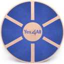 Yes4All Versatile Wooden Wobble Balance Board, Balance Trainer for Mobility Training, Standing Desk, Core Training, Exercise Balance Stability Trainer