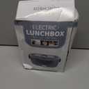 Vingud Electric Lunch Box for Adults, Heated Lunch Box Food Warmer, 80W 1.5L Portable Heating Lunchbox for Men/Work/Car/Truck, 12V 24V 110V Lonchera Elctrica Porttil Christmas White Elephant Gifts (Gray)