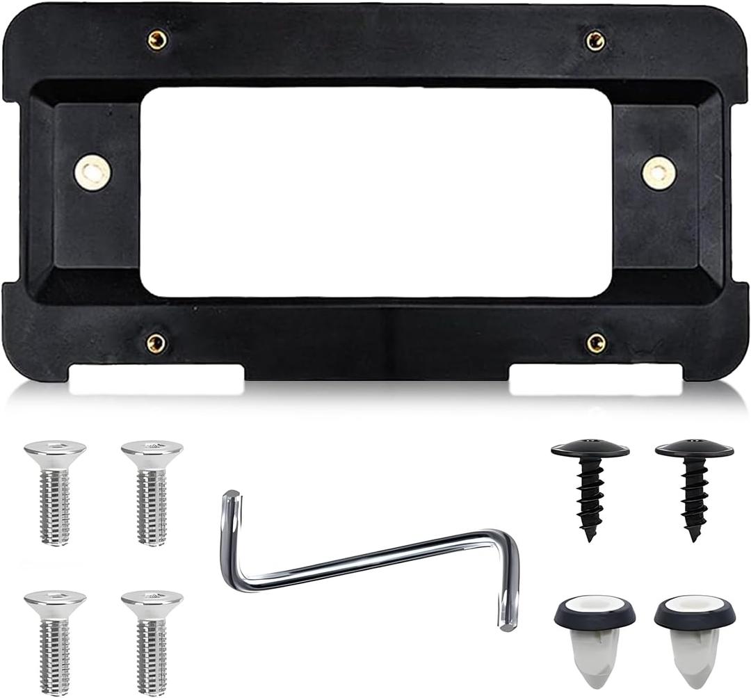Rear License Plate Frame Bracket Holder Mount, Rear License Plate Holder Compatible with Series 1/2/ 3/4/ 5/6 & X1 X3 X4 X5 X6 Z4, 51187160607 511882380615 Replacement