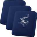 hyha Waterproof Couch Cushion Covers, Stretch Sofa Couch Seat Slipcover for Dog Washable, Non-Slip Waterproof Outdoor Cushion Covers for Patio Furniture Replacement (3 Pieces, Navy)