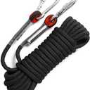 Static Climbing Ropes 35FT,50FT,100FT,150FT,200FT,250FT(Diam 10mm,16mm)