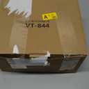 Portable Stereo CD Player Boombox, FM Radio with Bluetooth, Remote Control,CD Players for Home with Headphone/Mic Jack, LED Light Support CD-R/RW/MP3, USB, AC/Battery Operated, White