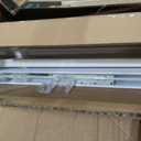 Cordless Light Filtering Window Blinds, Horizontal Vinyl Mini Blinds/Shades, 1" Slats, Easy Install