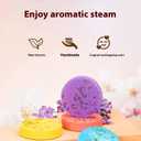 Bath Bombs, 6 pcs, Natural Essential Oil Aromatherapy Tablets, Relaxing Shower Steamers for Aromatherapy