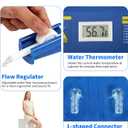 Cold Therapy Machine for Foot Ankle Surgery, Ice Therapy Machine with Pressure Regulator, Timer & Temperature Display, Cryotherapy Unit with Foot Ankle Ice Pack Wrap for Post-Surgery Recovery