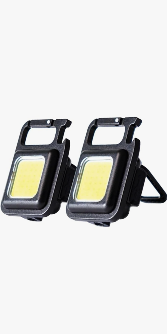 Travelon Set of 2, COB Multy-use Rechargable Travel Lights