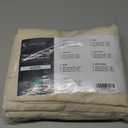 LuxClub 4 PC Queen Sheet Set, Queen Size, Deep Pockets 18" Wrinkle Free Cooling Bed Sheets Machine Washable Hotel Bedding Silky Soft - Cream Queen