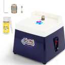 Stained Glass Grinder, Mini Glass Grinder Machine with 5/8" & 1" Grinder Bits, Stained Glass Kit & Glass Cutting Oil, Widely Used for Glass Processing Arts and Decoration - by Godora