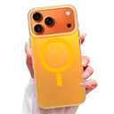 OOK Magnetic Color-Shifting Iridescent Case for iPhone 17 Pro, Orange