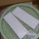 KULEDM Handmade Wooden Decorative Tray, Small Beaded Coffee Table Tray Decor, Sage Round Serving Tray for Coffee Table, Dining Room Table Entryway and Living Room Table