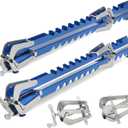 41 Inch Panel Clamps Woodworking (2-Pack) with Mounting Brackets, 4-Way Pressure Steel Parallel Clamps for Cutting Boards, Tabletops, and Cabinet Cutting Board Clamps For Precision Projects