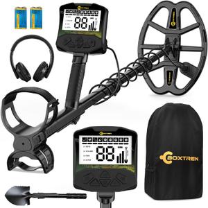 Metal Detector, Professional Metal Detector for Adults With High Accuracy 12.8" IP68 Waterproof Search Coil, Advanced DSP Chip, All Metal & Disc Modes for Beach&Outdoor Treasure Hunting, Gifts for Men